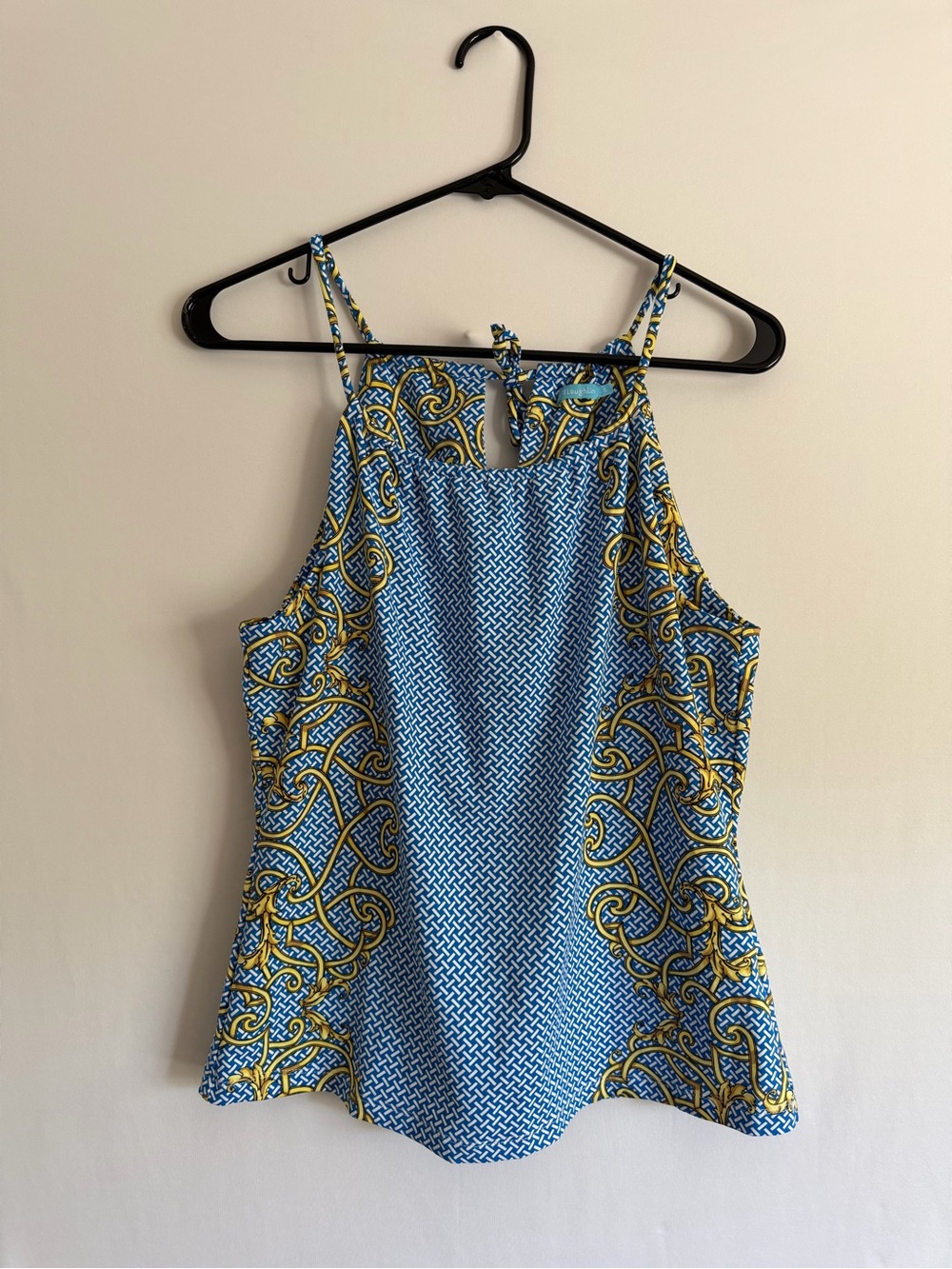 J.McLaughlin Women's Halter Sleeveless Built-In Bra Tank Top